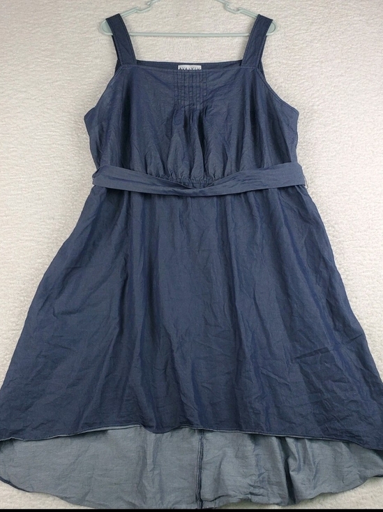 Ava & Viv Dresses & Skirts - Ava & Viv Navy High-Low Sundress with Waist Tie